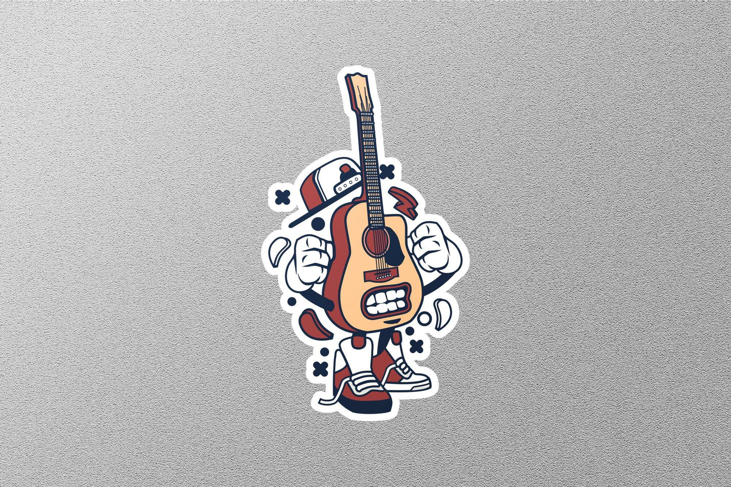 Icon Guitar Sticker
