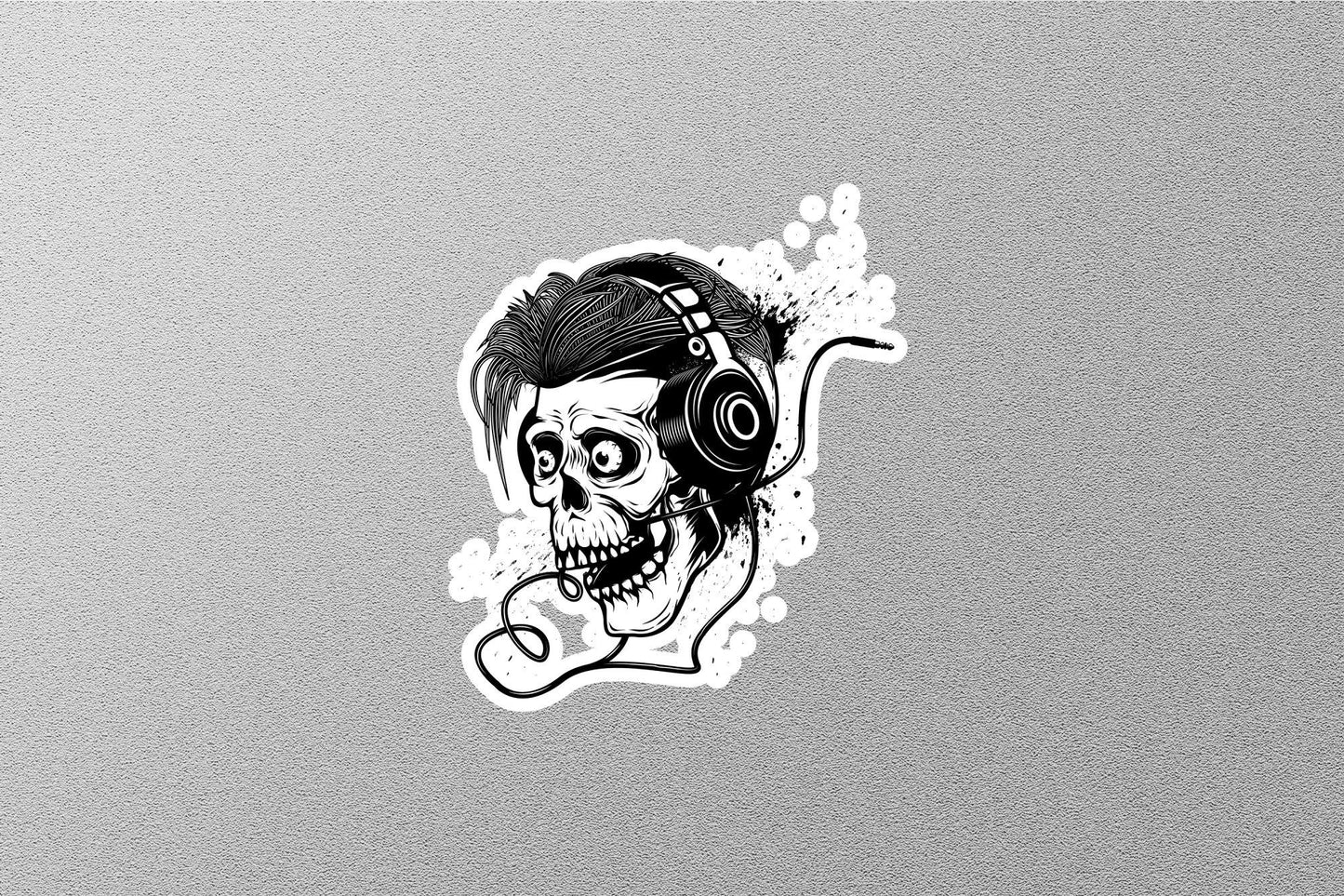 Skull DJ Sticker