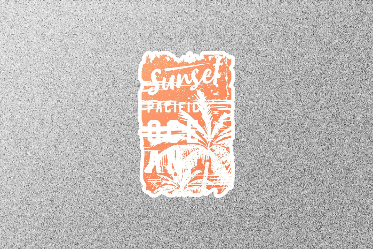 Sun Set Pacific Ocean Sticker