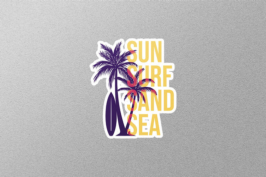 Wholesale Sun Surf Sand Sea Sticker