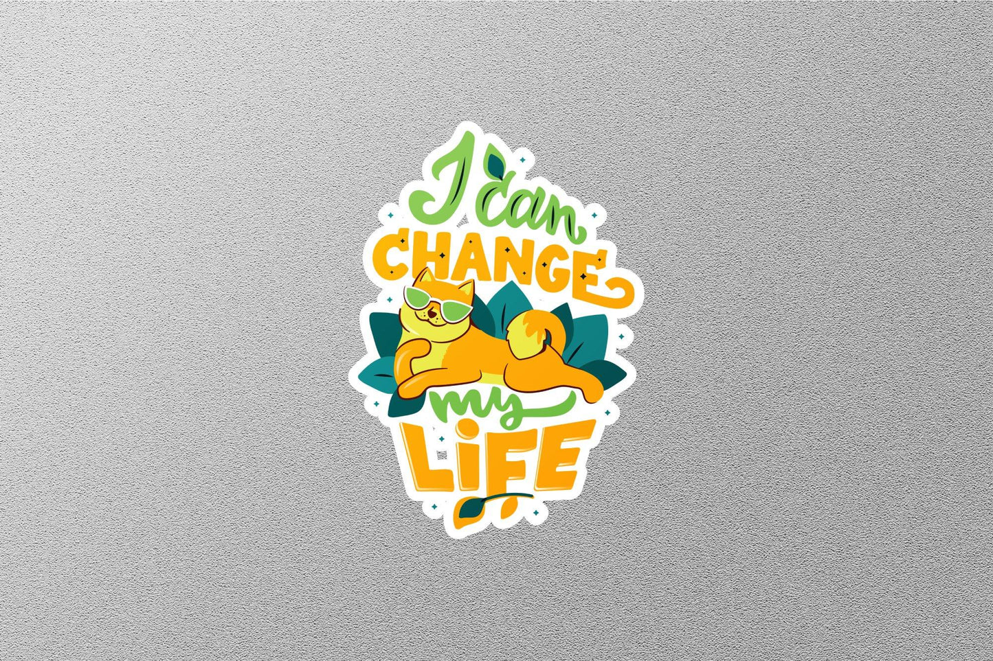 I Can Change My Life Sticker