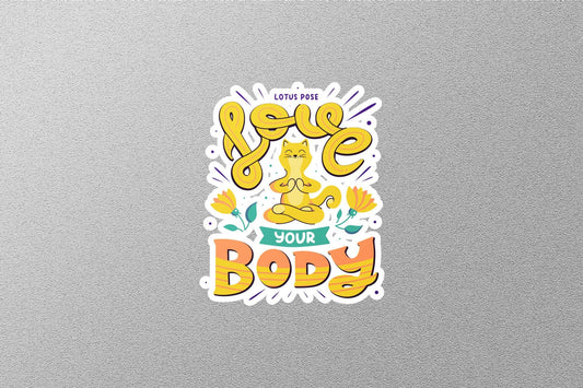 Wholesale Love Your Body Sticker