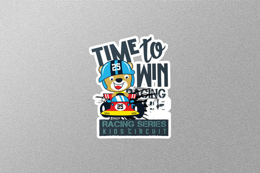 Wholesale Time To Win Racing Sticker