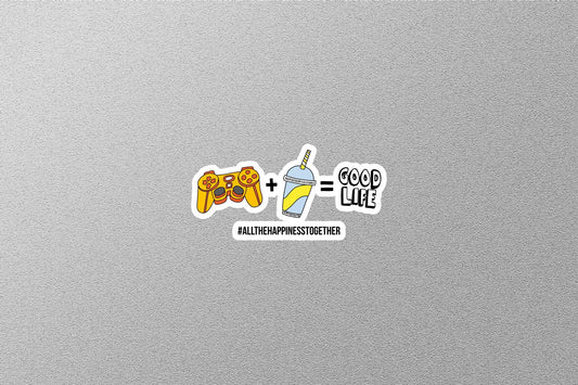 Wholesale Game Plus Juice is Good Life Sticker