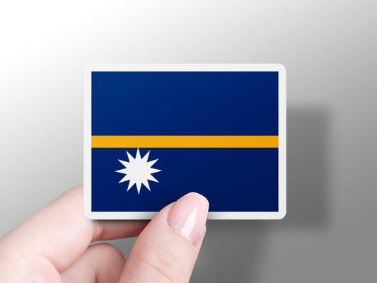 Nauru Flag Sticker