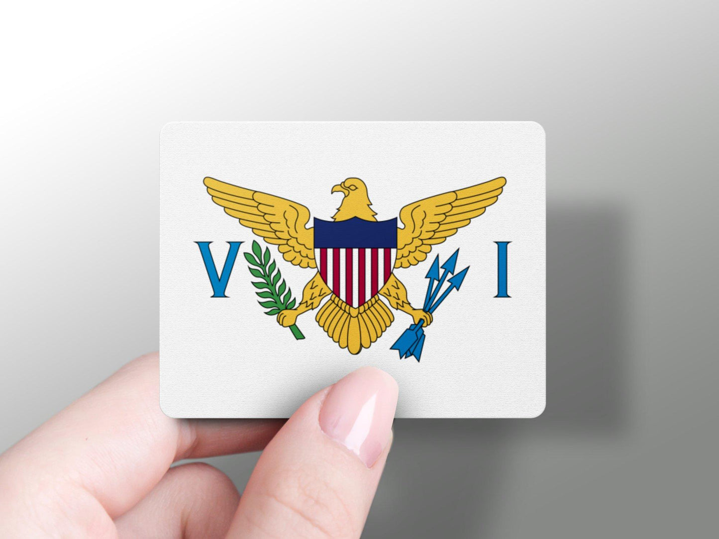 United States Virgin Islands Flag Sticker