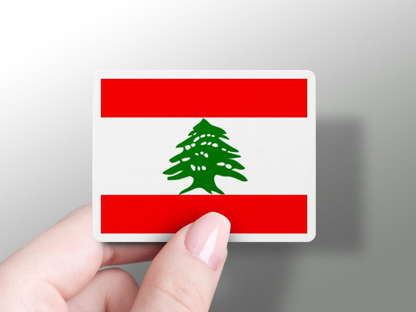 Lebanon Flag Sticker