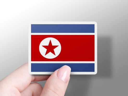 North Korea Flag Sticker