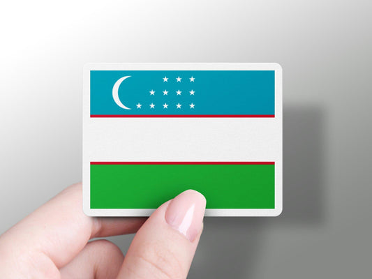 Uzbekistan Flag Sticker