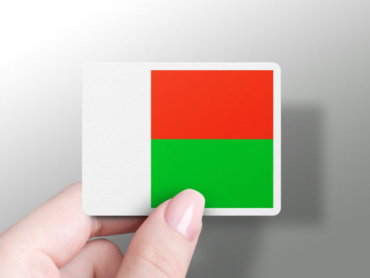 Madagascar Flag Sticker