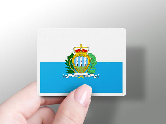 San Marino Flag Sticker