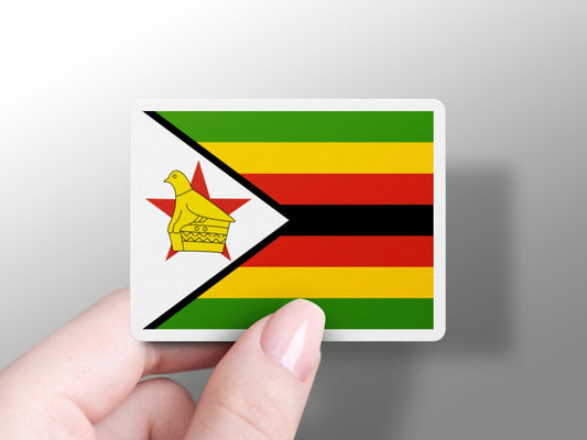 Zimbabwe Flag Sticker