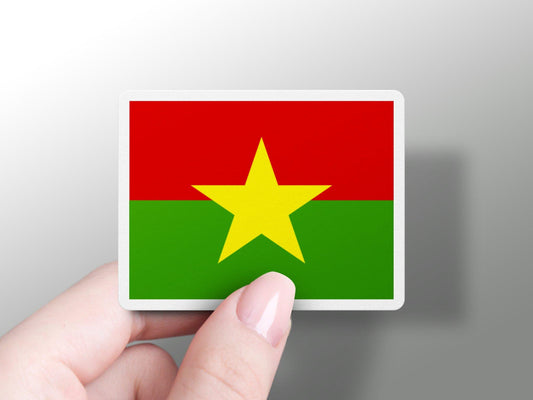 Burkina Faso Flag Sticker