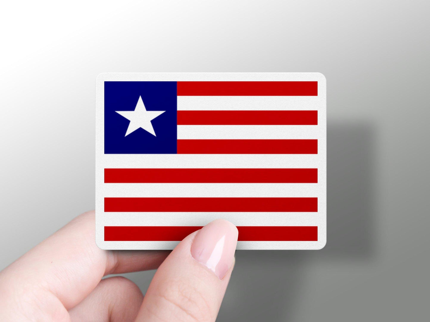 Liberia Flag Sticker