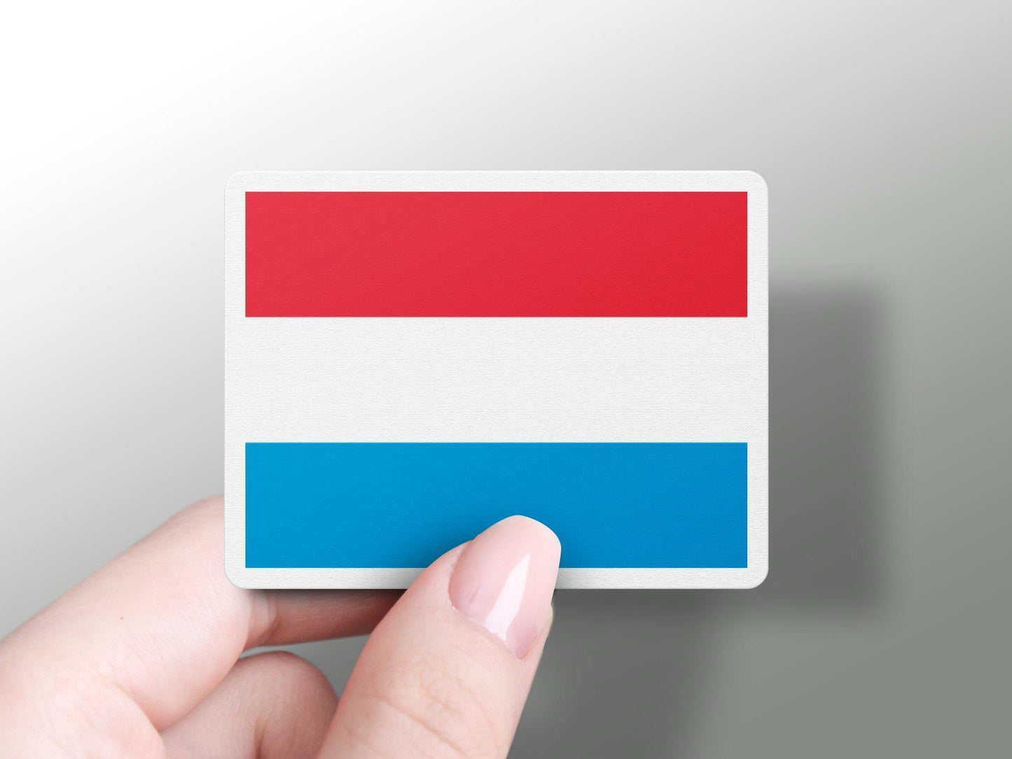 Luxembourg Flag Sticker