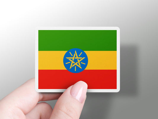 Ethiopia Flag Sticker