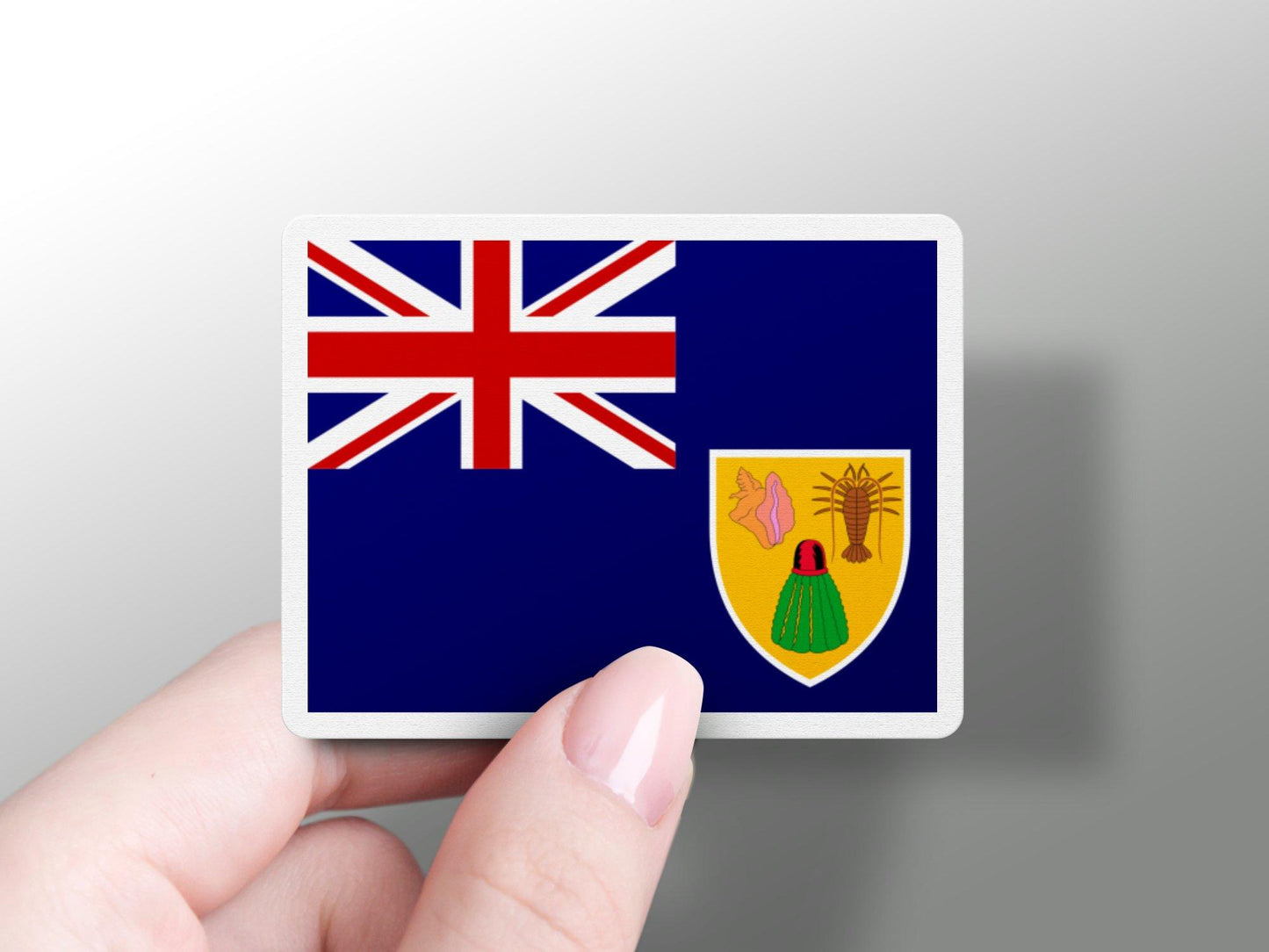 Turks and Caicos Islands Flag Sticker