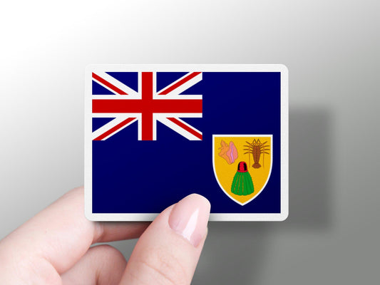 Turks and Caicos Islands Flag Sticker