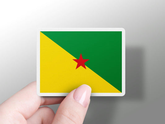 French Guiana Flag Sticker