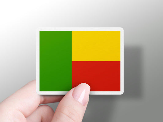 Benin Flag Sticker