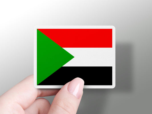 Sudan Flag Sticker