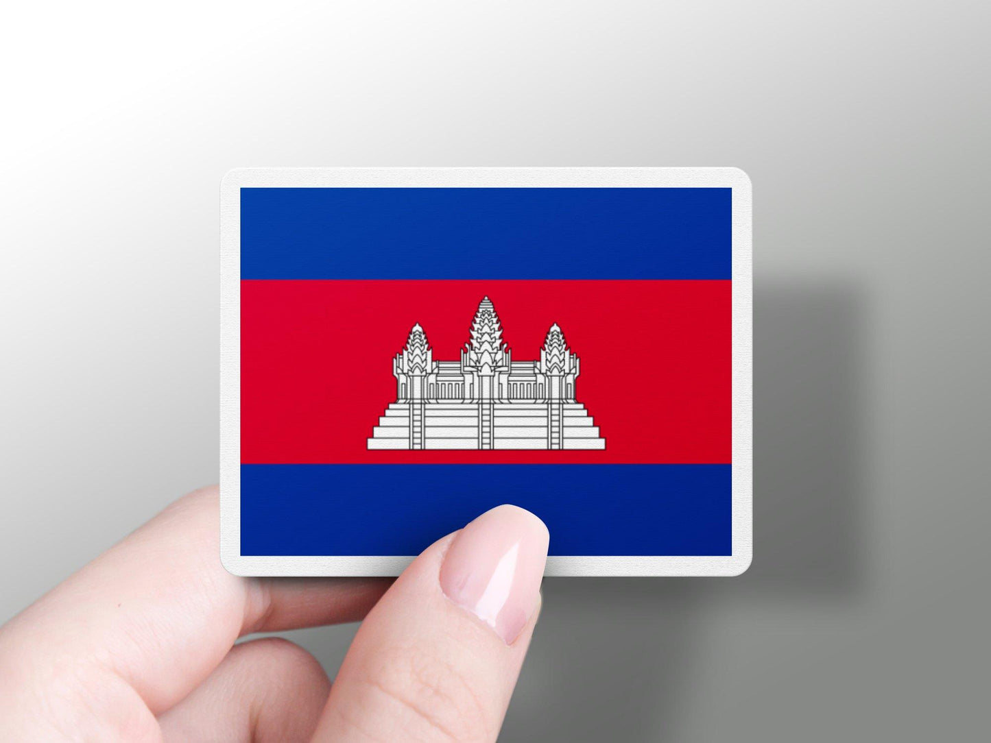Cambodia Flag Sticker