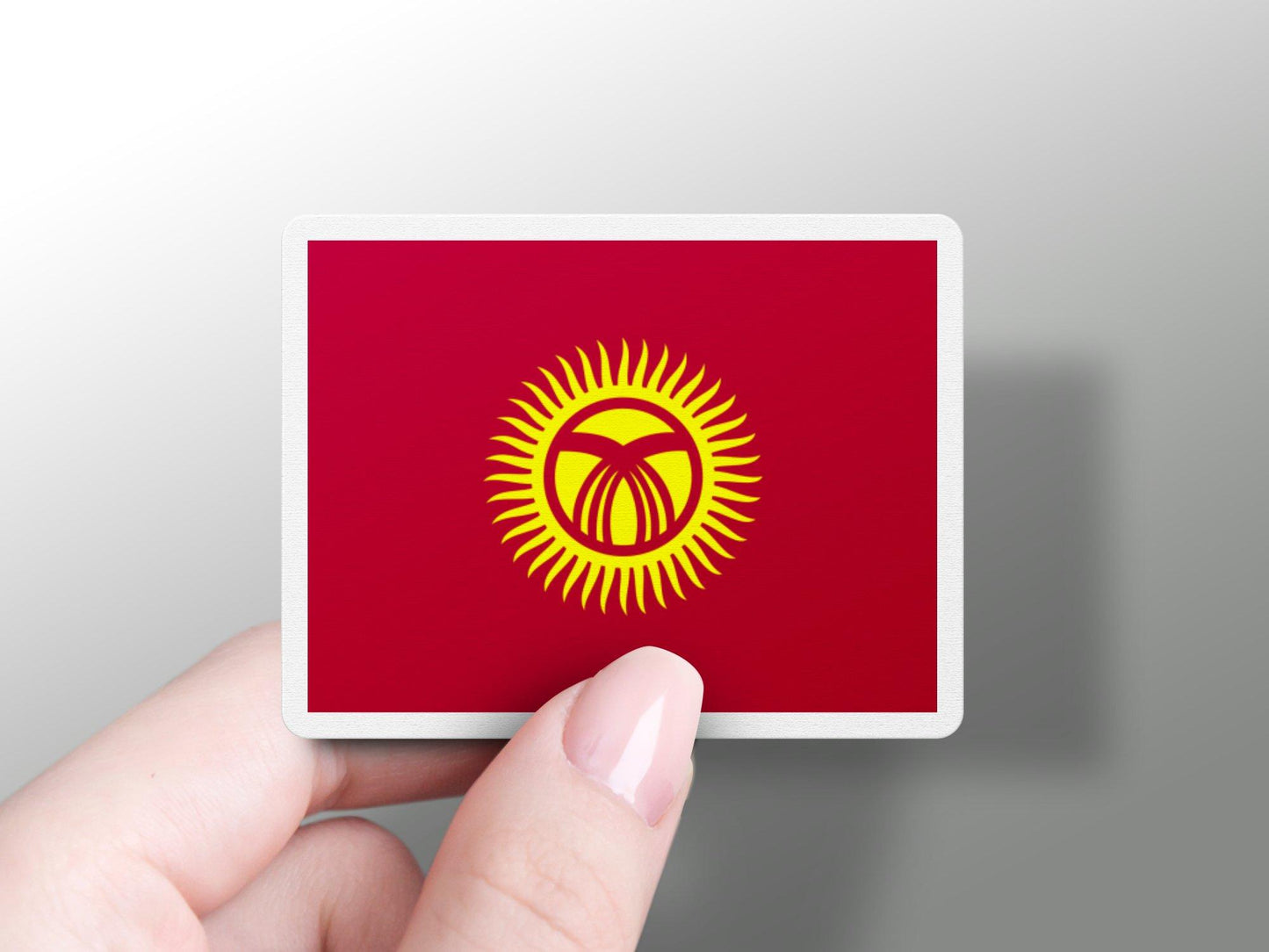 Kyrgyzstan Flag Sticker