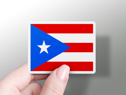 Puerto Rico Flag Sticker