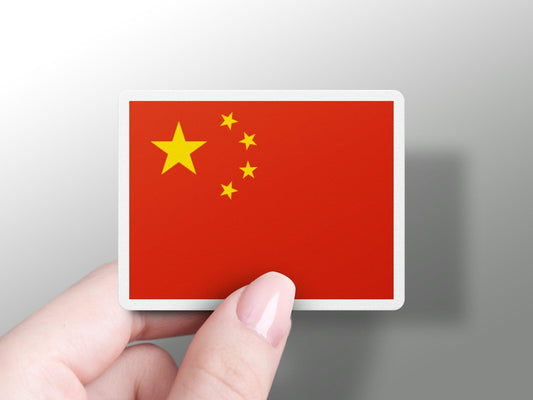 China Flag Sticker