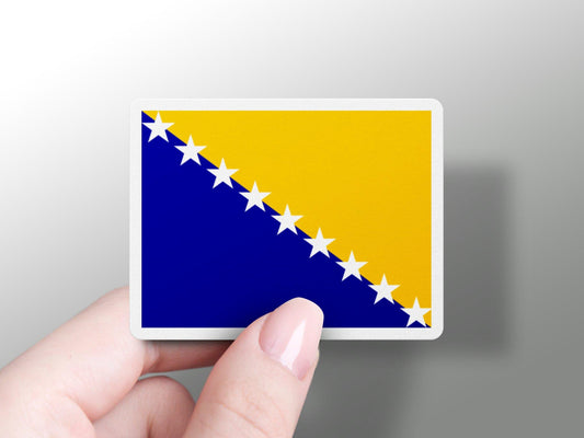 Bosnia and Herzegovina Flag Sticker