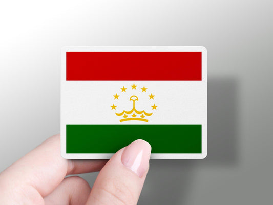 Tajikistan Flag Sticker