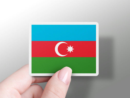 Azerbaijan Flag Sticker