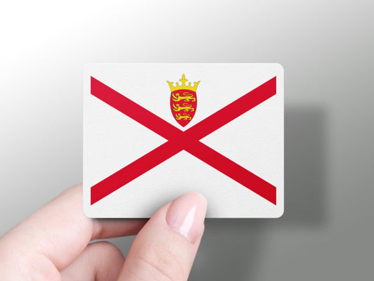 Jersey Flag Sticker