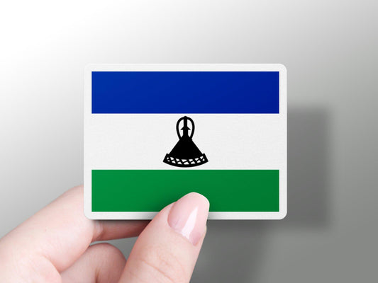 Lesotho Flag Sticker