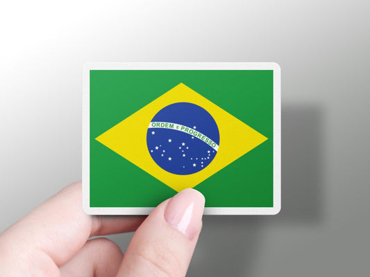 Brazil Flag Sticker