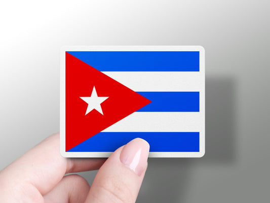 Cuba Flag Sticker