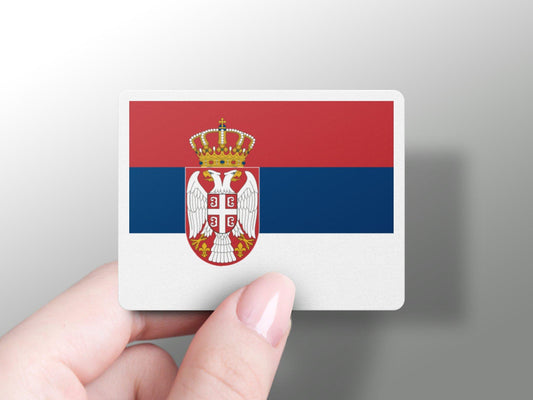 Serbia Flag Sticker