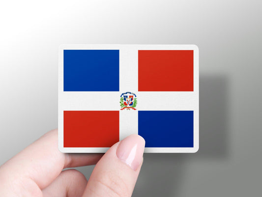 Dominican Republic Flag Sticker