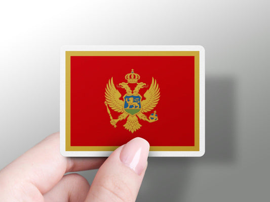 Montenegro Flag Sticker