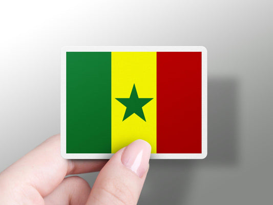 Senegal Flag Sticker