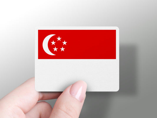 Singapore Flag Sticker