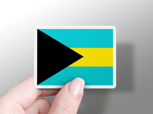 Bahamas Flag Sticker