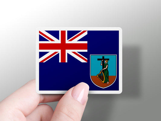 Montserrat Flag Sticker