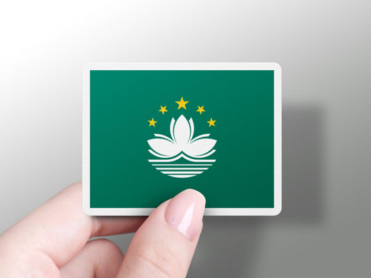 Macau Flag Sticker