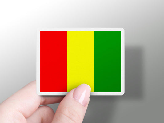 Guinea Flag Sticker