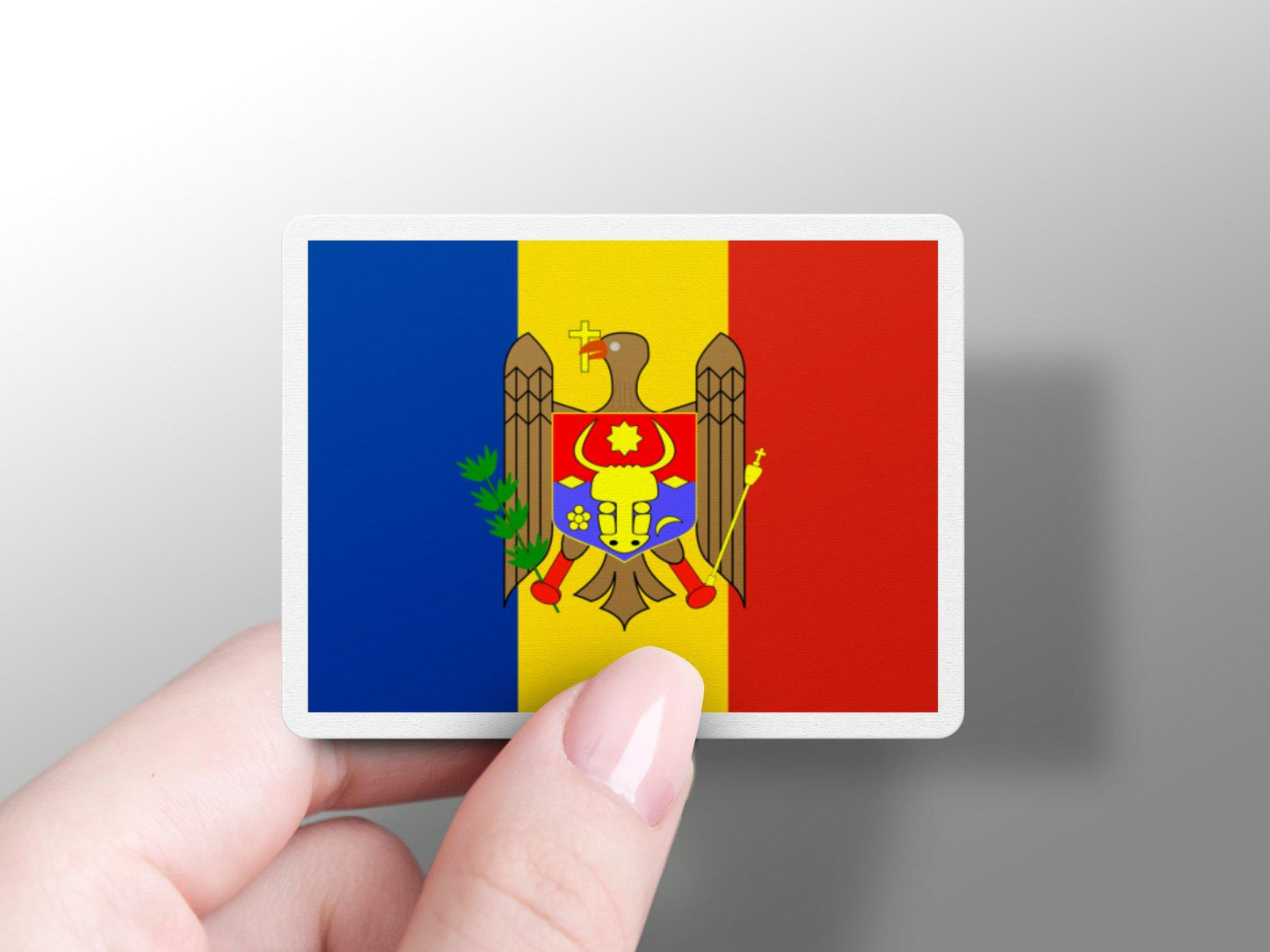 Moldova Flag Sticker