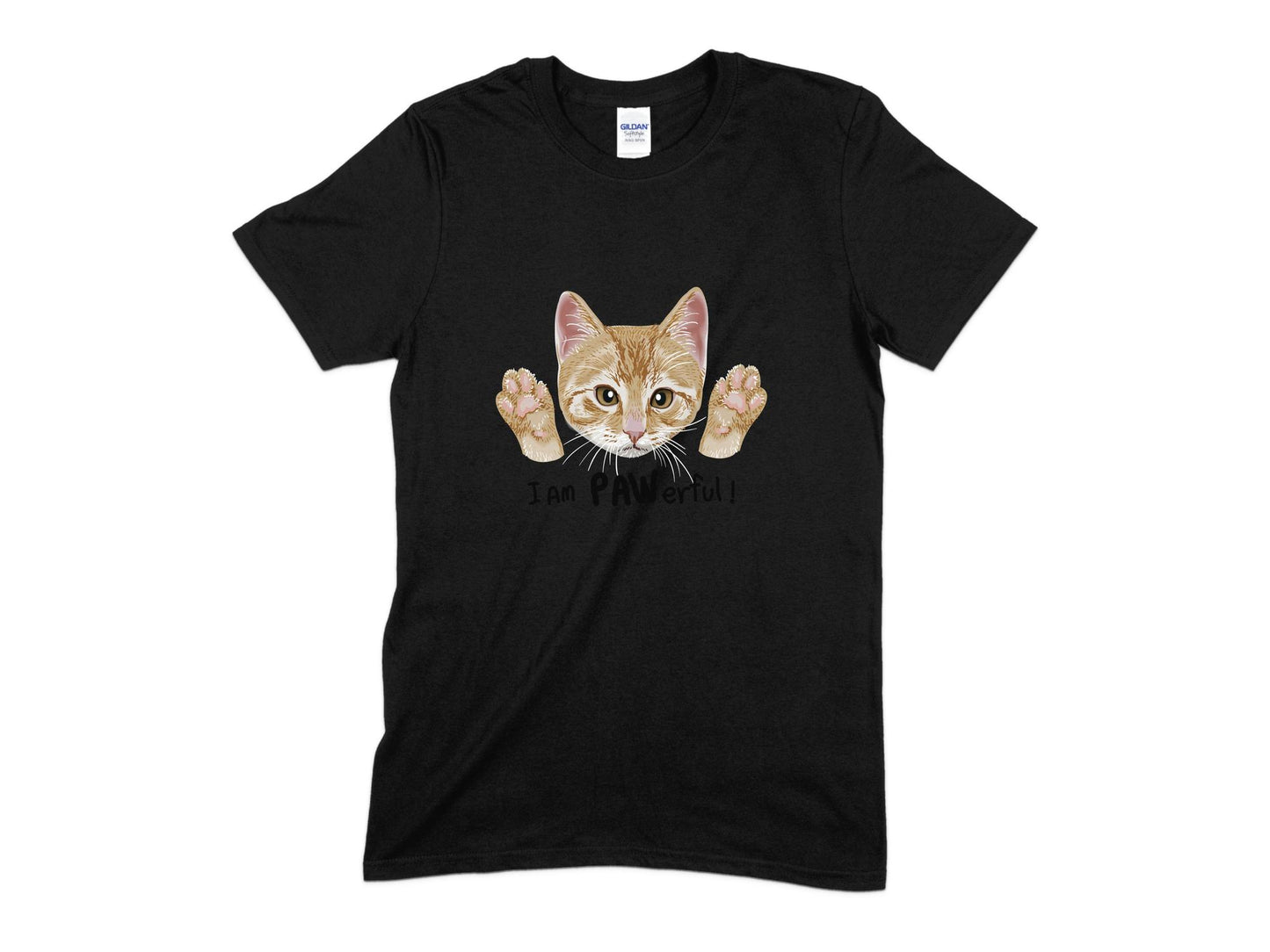I am Paw-rful Cat T-Shirt, Cute Cat Shirt