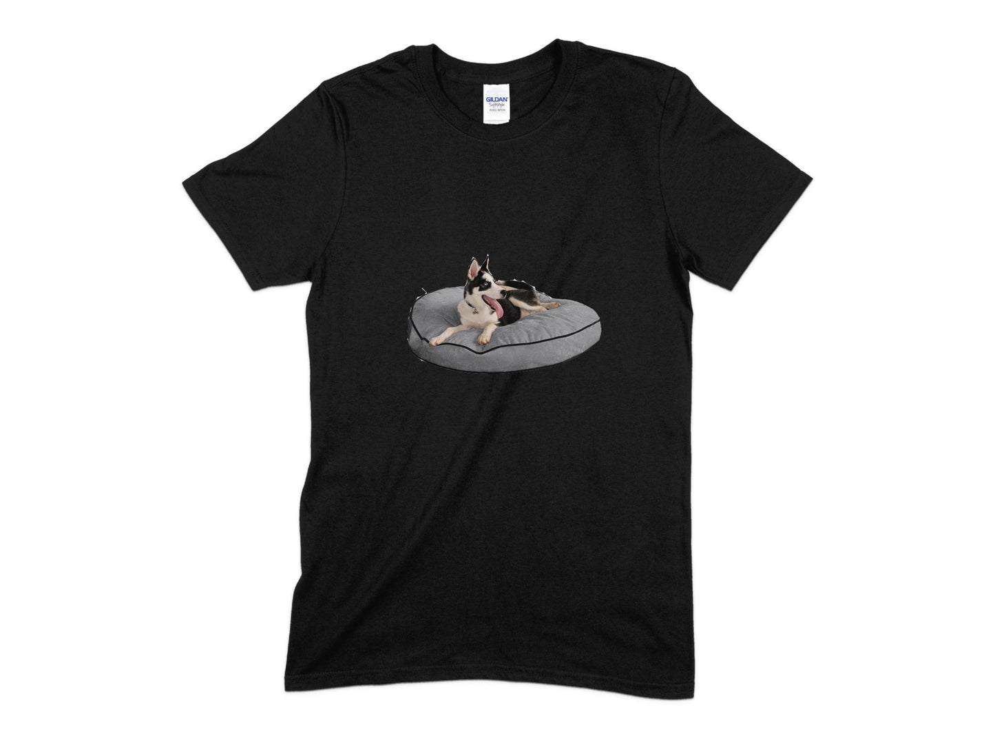 Dog On Bed T-Shirt, Cute Dog Shirt