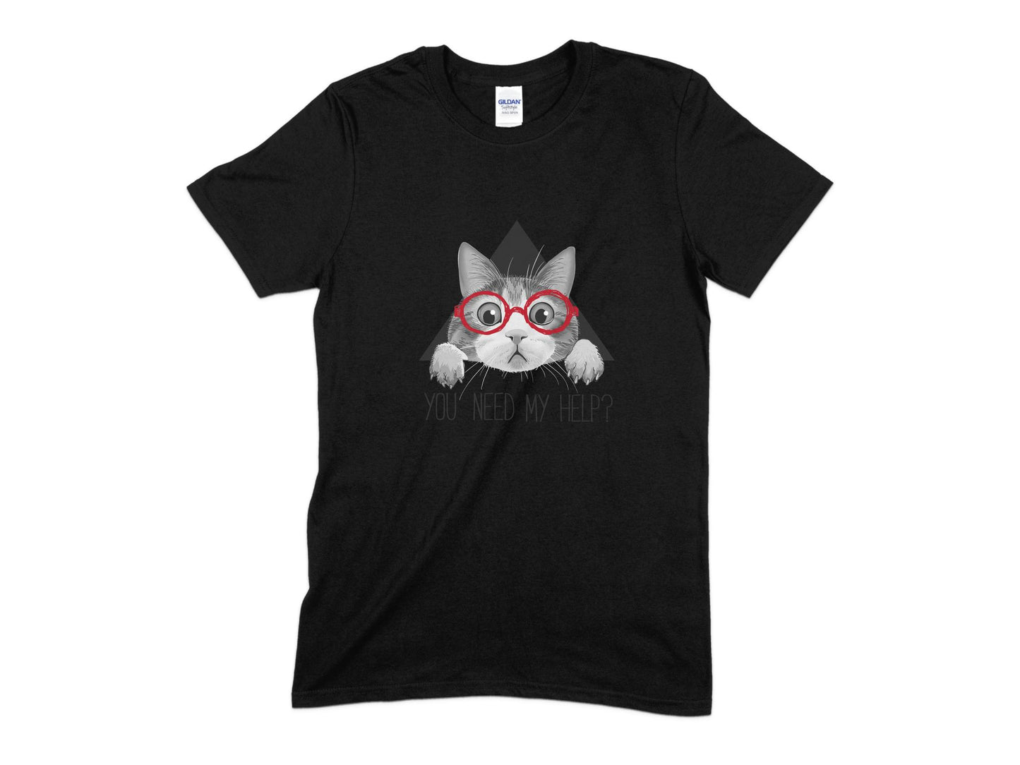 You Need My Help Cat T-Shirt, Cute Cat T-Shirt