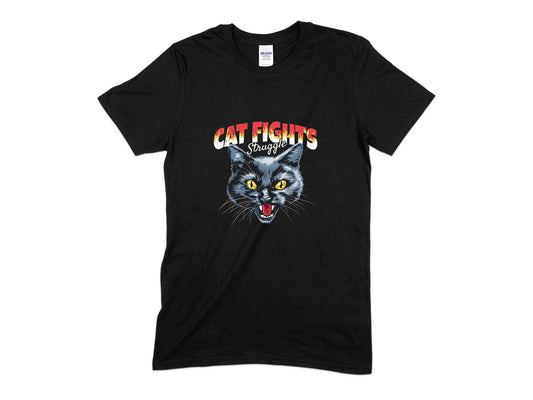 Cat Fights T-Shirt, Wild Cat T-Shirt